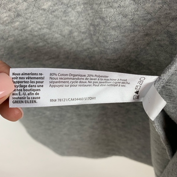 EILEEN FISHER Quilted Jersey Stand Collar Jacket - Picture 6 of 7